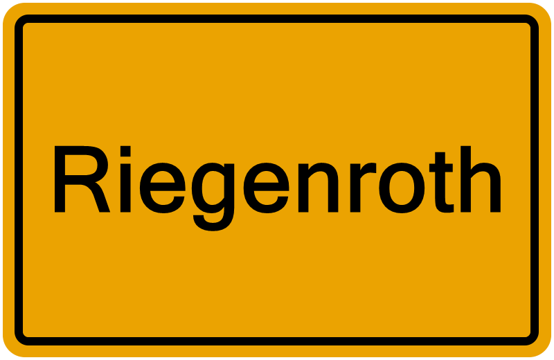 Handelsregisterauszug Riegenroth