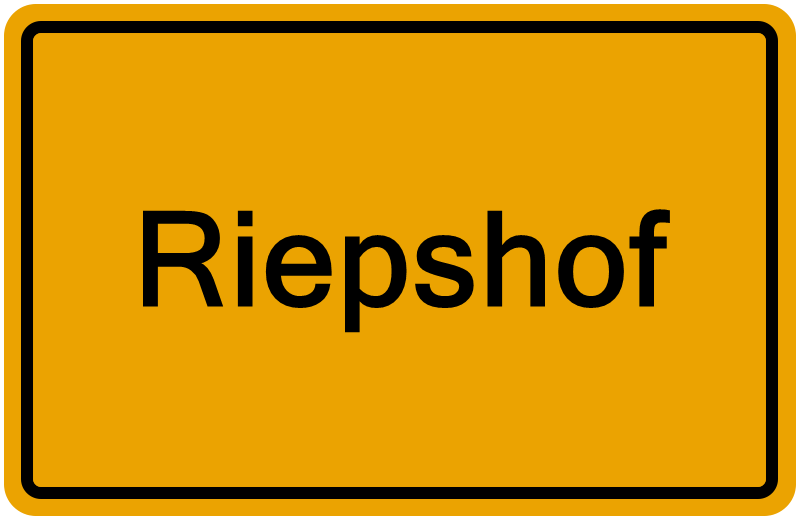 Handelsregisterauszug Riepshof