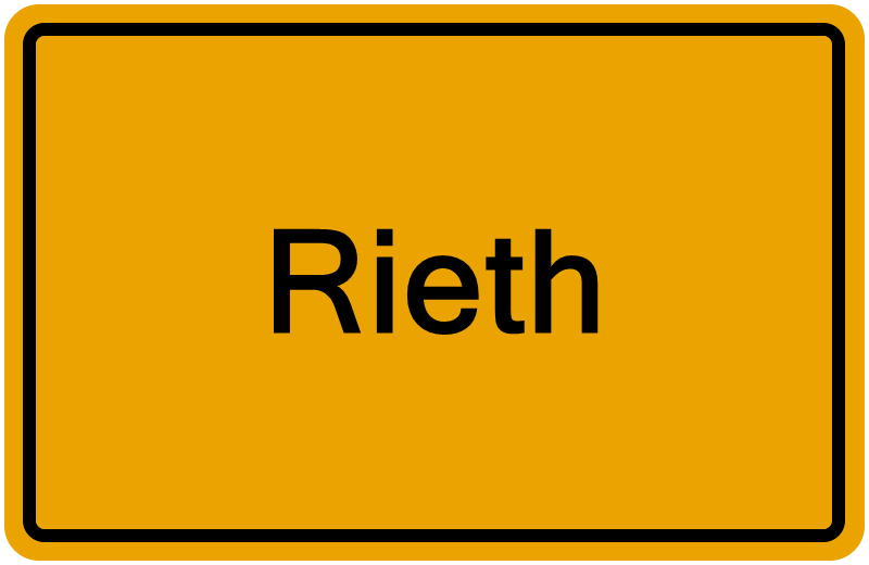 Handelsregisterauszug Rieth