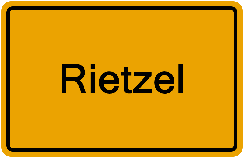 Handelsregisterauszug Rietzel