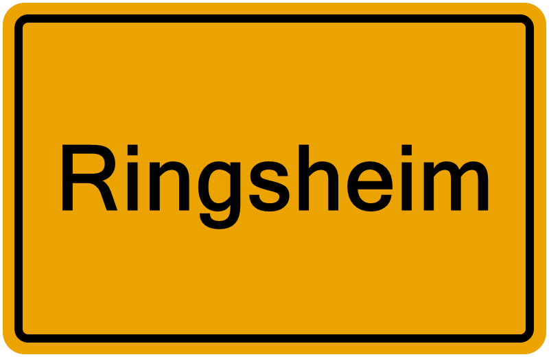 Handelsregisterauszug Ringsheim