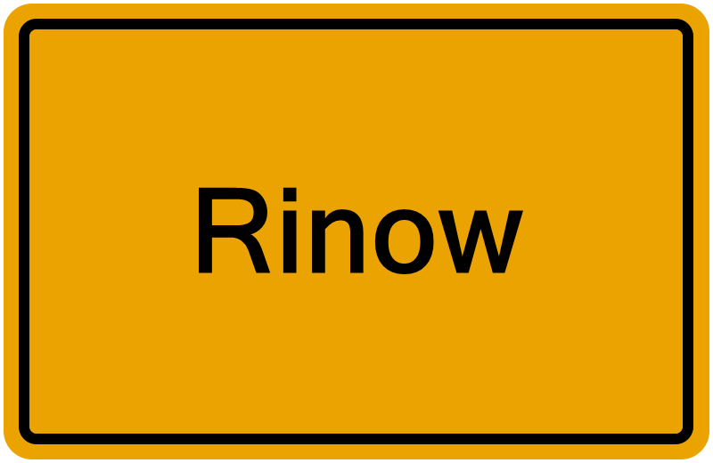 Handelsregisterauszug Rinow