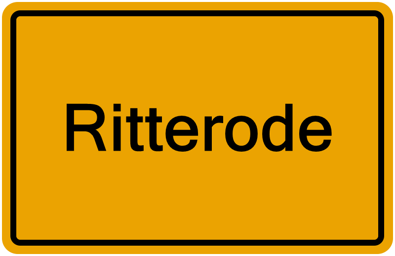 Handelsregisterauszug Ritterode