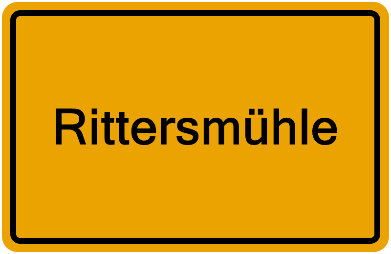 Handelsregisterauszug Rittersmühle