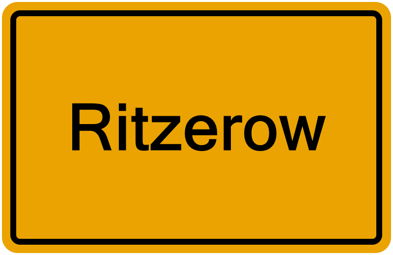 Handelsregisterauszug Ritzerow