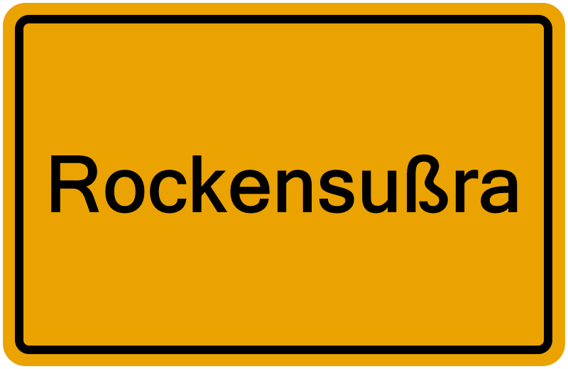 Handelsregisterauszug Rockensußra