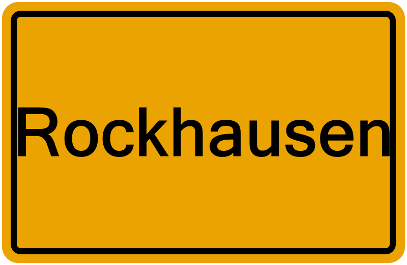 Handelsregisterauszug Rockhausen
