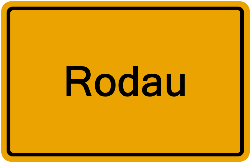 Handelsregisterauszug Rodau