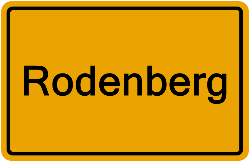 Handelsregisterauszug Rodenberg