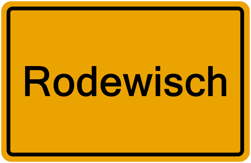 Handelsregisterauszug Rodewisch