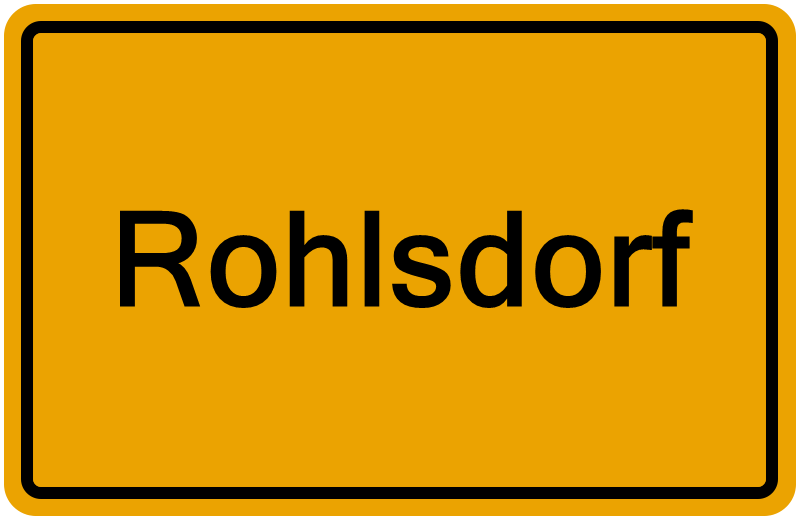 Handelsregisterauszug Rohlsdorf