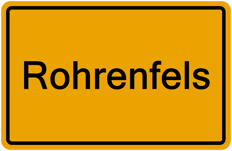 Handelsregisterauszug Rohrenfels