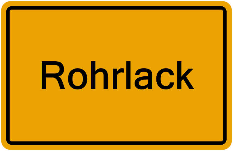 Handelsregisterauszug Rohrlack