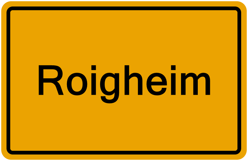 Handelsregisterauszug Roigheim