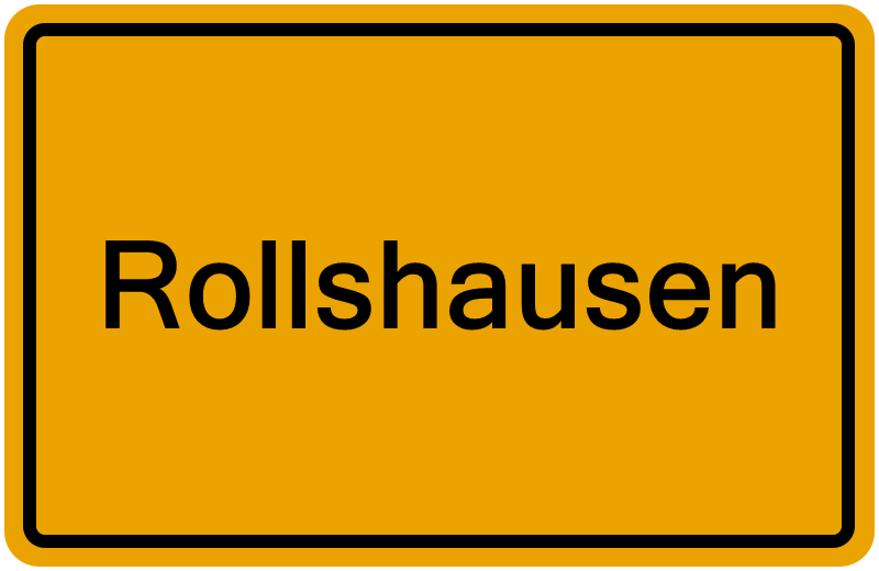 Handelsregisterauszug Rollshausen