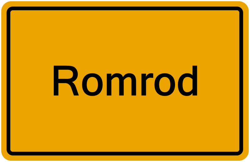 Handelsregisterauszug Romrod