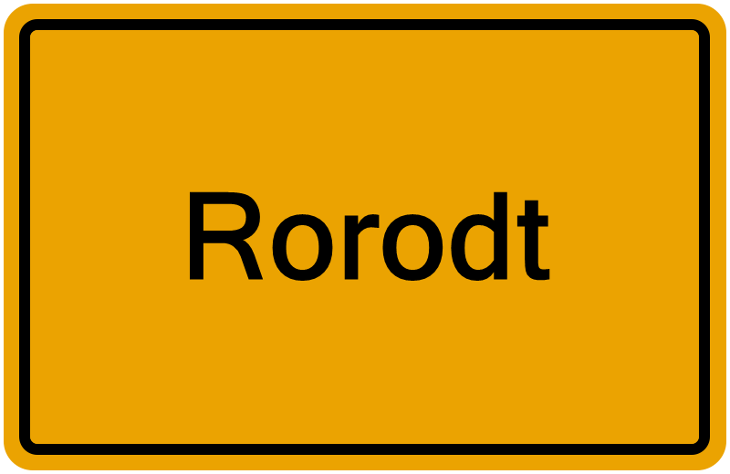 Handelsregisterauszug Rorodt
