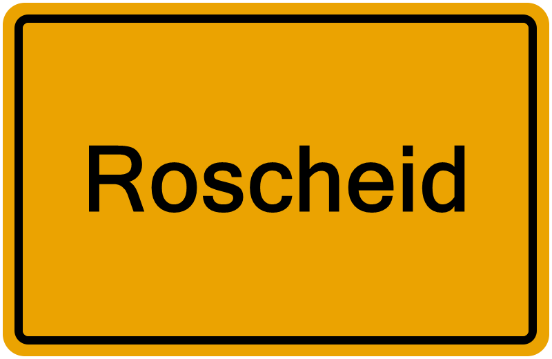 Handelsregisterauszug Roscheid