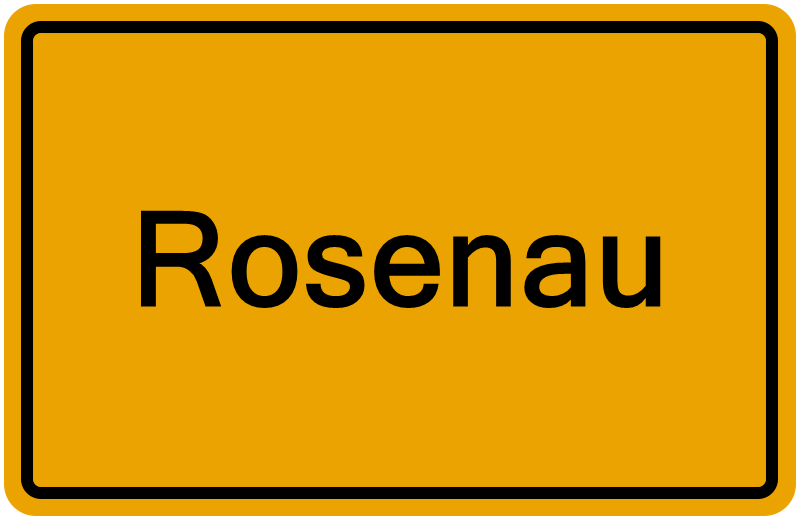 Handelsregisterauszug Rosenau