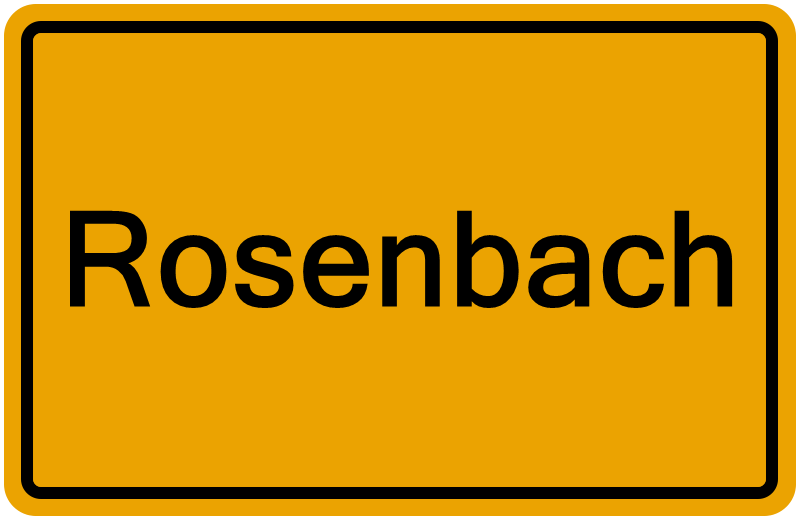 Handelsregisterauszug Rosenbach