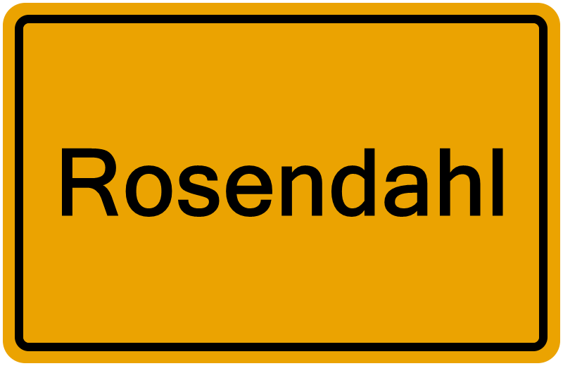 Handelsregisterauszug Rosendahl