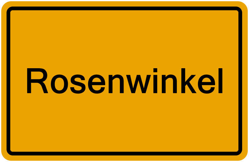 Handelsregisterauszug Rosenwinkel