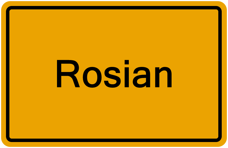 Handelsregisterauszug Rosian