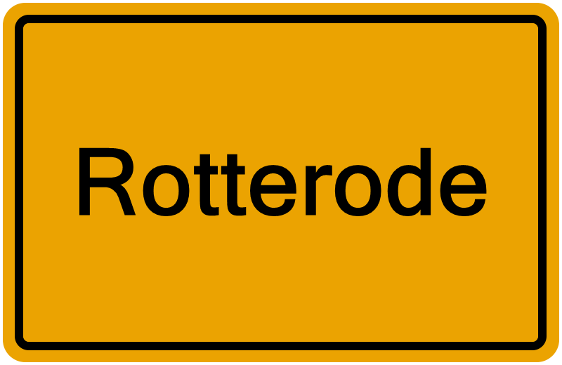 Handelsregisterauszug Rotterode