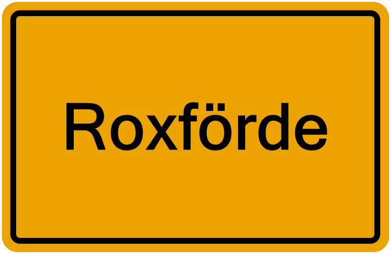 Handelsregisterauszug Roxförde