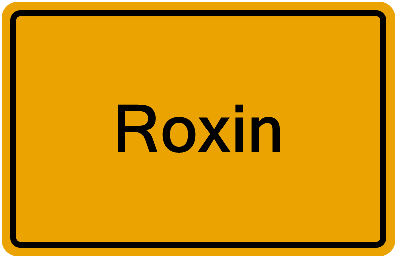 Handelsregisterauszug Roxin