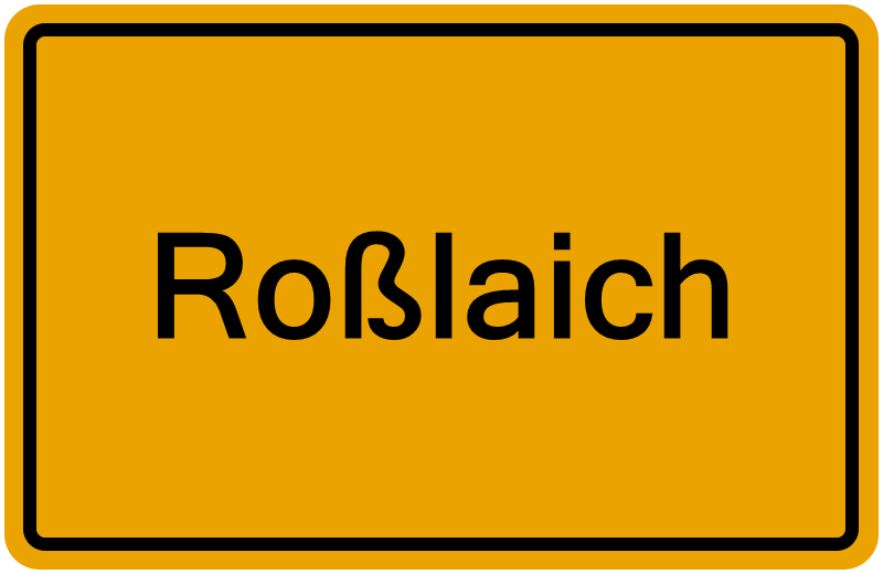 Handelsregisterauszug Roßlaich