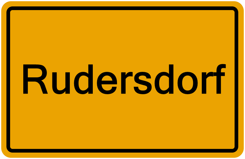 Handelsregisterauszug Rudersdorf