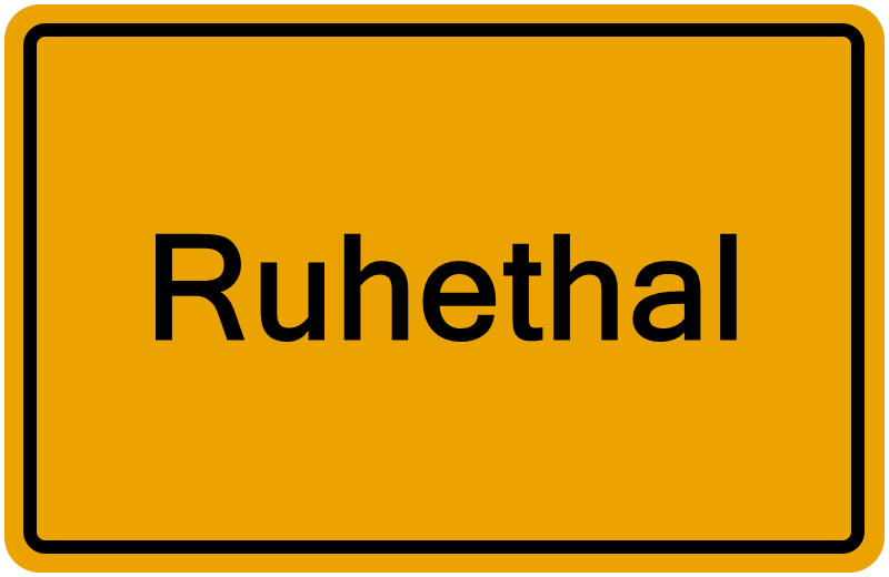 Handelsregisterauszug Ruhethal