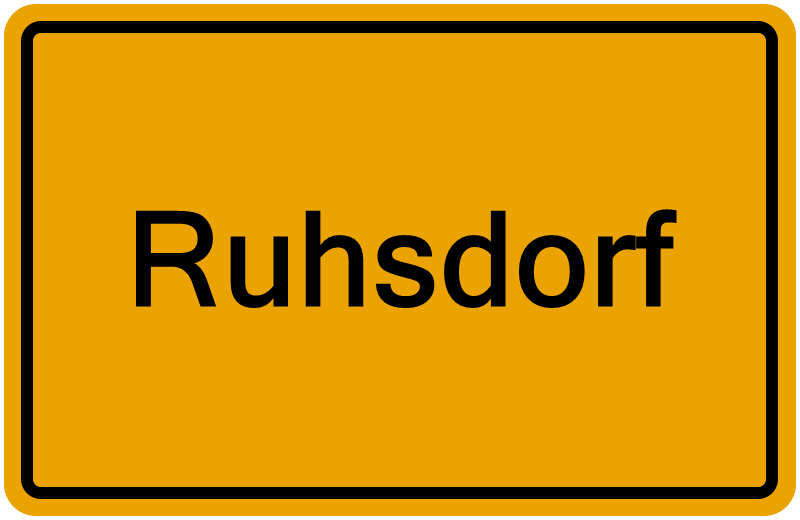 Handelsregisterauszug Ruhsdorf