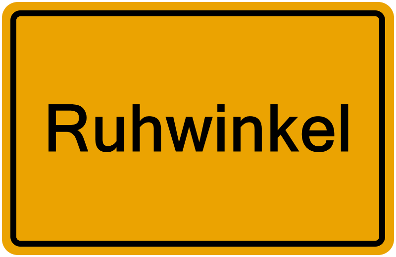 Handelsregisterauszug Ruhwinkel