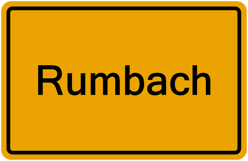 Handelsregisterauszug Rumbach