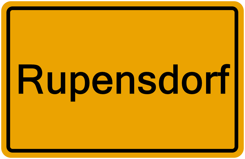 Handelsregisterauszug Rupensdorf