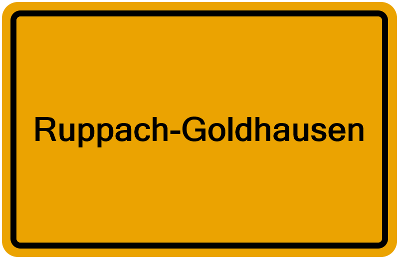Handelsregisterauszug Ruppach-Goldhausen