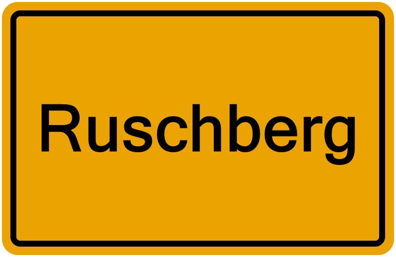 Handelsregisterauszug Ruschberg