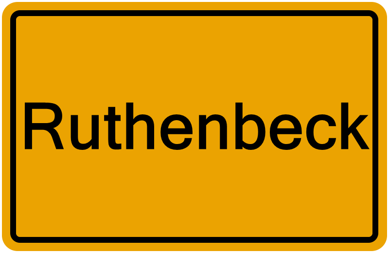 Handelsregisterauszug Ruthenbeck