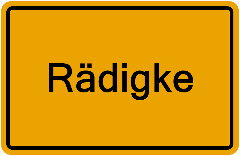 Handelsregisterauszug Rädigke