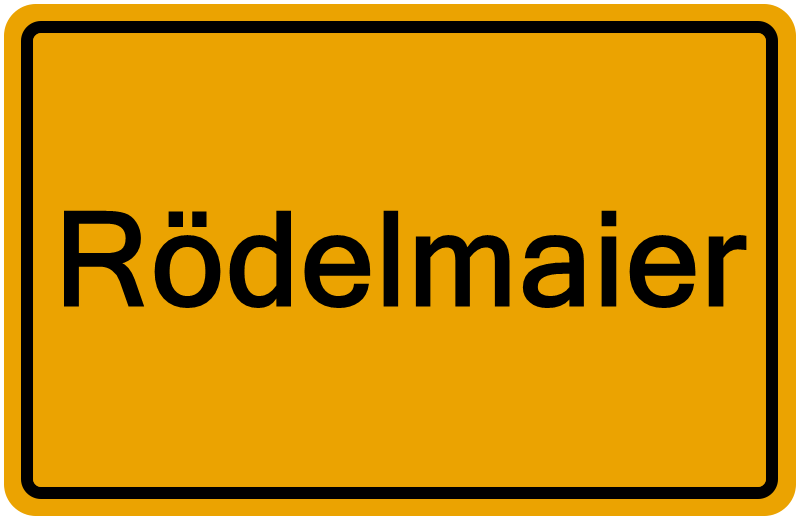 Handelsregisterauszug Rödelmaier
