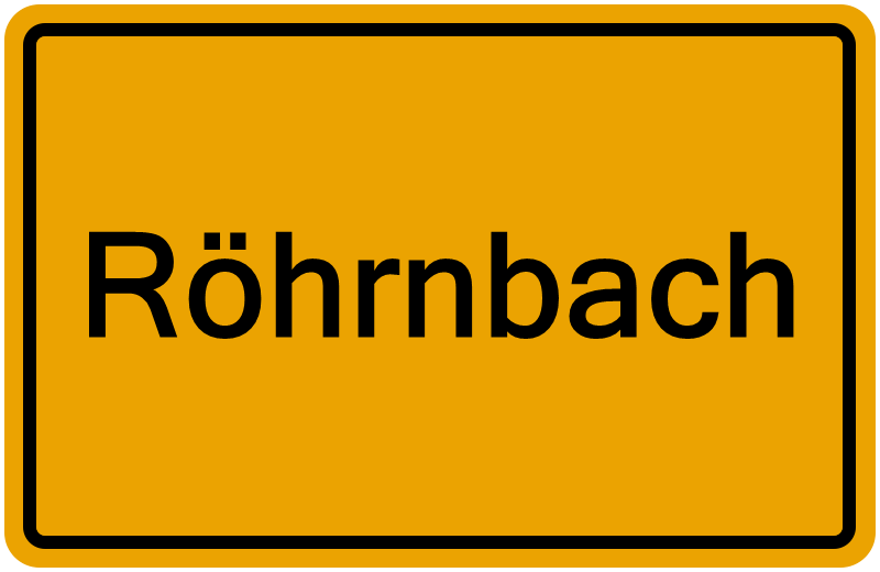 Handelsregisterauszug Röhrnbach