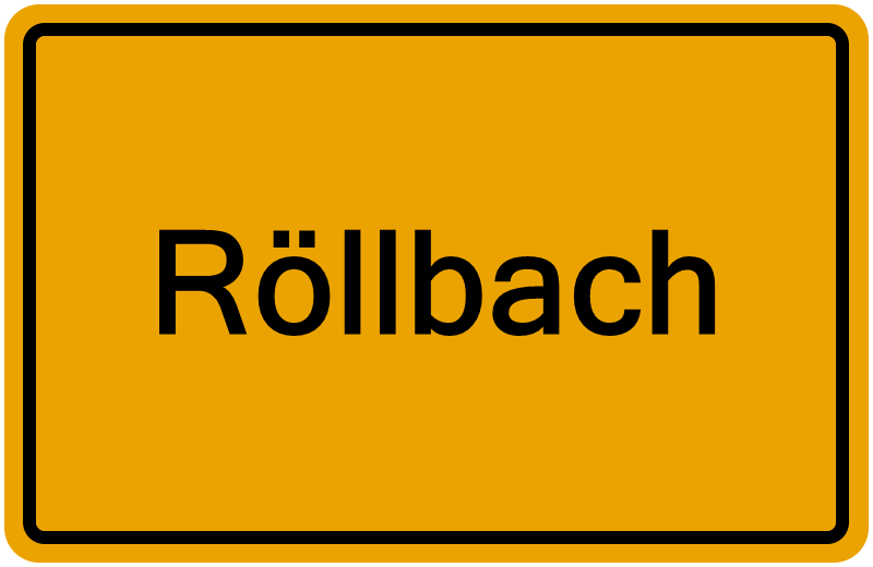 Handelsregisterauszug Röllbach