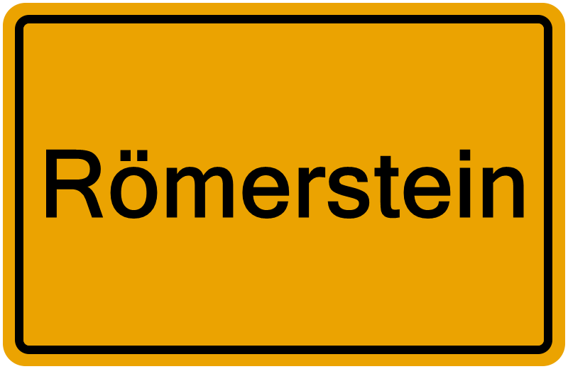Handelsregisterauszug Römerstein