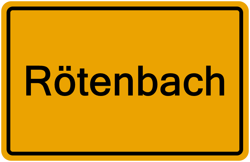 Handelsregisterauszug Rötenbach
