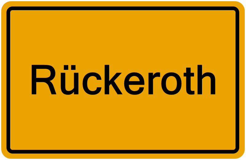 Handelsregisterauszug Rückeroth