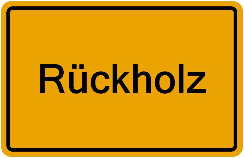Handelsregisterauszug Rückholz