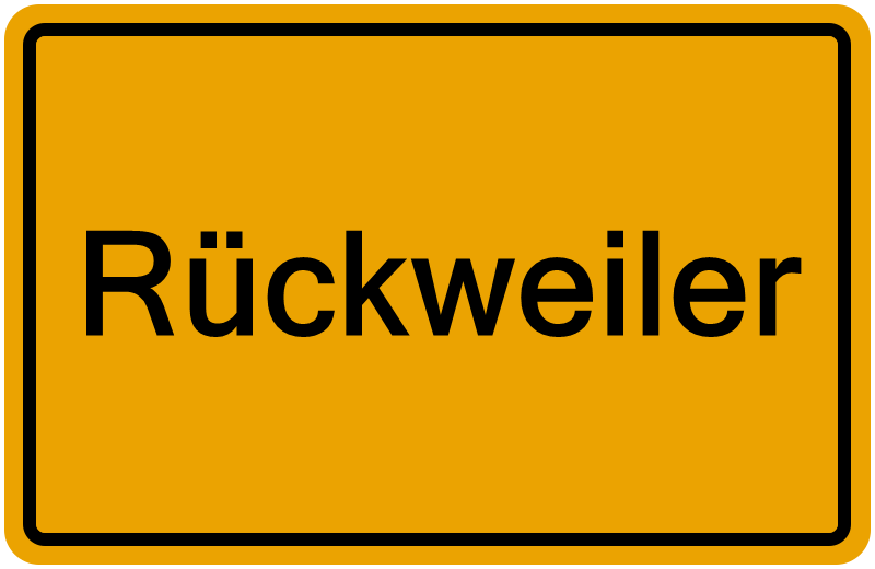 Handelsregisterauszug Rückweiler