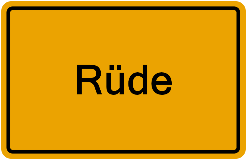 Handelsregisterauszug Rüde